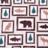  US Direct  Christmas Theme Pritned Valance  Light Filtering Window Treatment Rod Pocket Polyester Valance for Bedroom  Living Room  Kitchen  Bathroom  etc