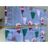  US Direct  Christmas Theme Pritned Valance  Light Filtering Window Treatment Rod Pocket Polyester Valance for Bedroom  Living Room  Kitchen  Bathroom  etc