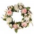  US Direct  Classic Artificial Simulation Flowers Garland for Home Room Garden Lintel Decoration Roses Peonies Pink Peony