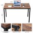  US Direct  Computer Desk 47 2  for Home Office  Sturdy Writing Desk Study Table Gaming Table  Brown 