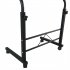  US Direct  Computer Table Black Desktop Black Pipe Rack Standing Desk Adjustable Height Movable Table black