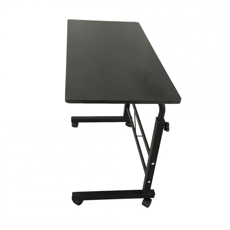 US Computer Table Black Desktop Black Pipe Rack Standing Desk Adjustable Height Movable Table black