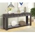  US Direct  Console Table For Entryway Hallway Sofa Table With Storage Drawers And Bottom Shelf khaki