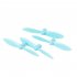  US Direct  Coolplay 40pcs Cheerson CX 10 Propellers Rotor Spare Parts for RC UFO Quadcopter 5 color