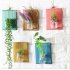  US Direct  Creative Home Wall Decoration  Wooden Wall Hanging Plant Terrarium Glass Planter Container Pink