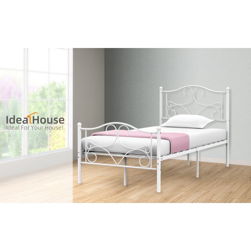 US IDEALHOUSE Twin Size Metal Bed Frame