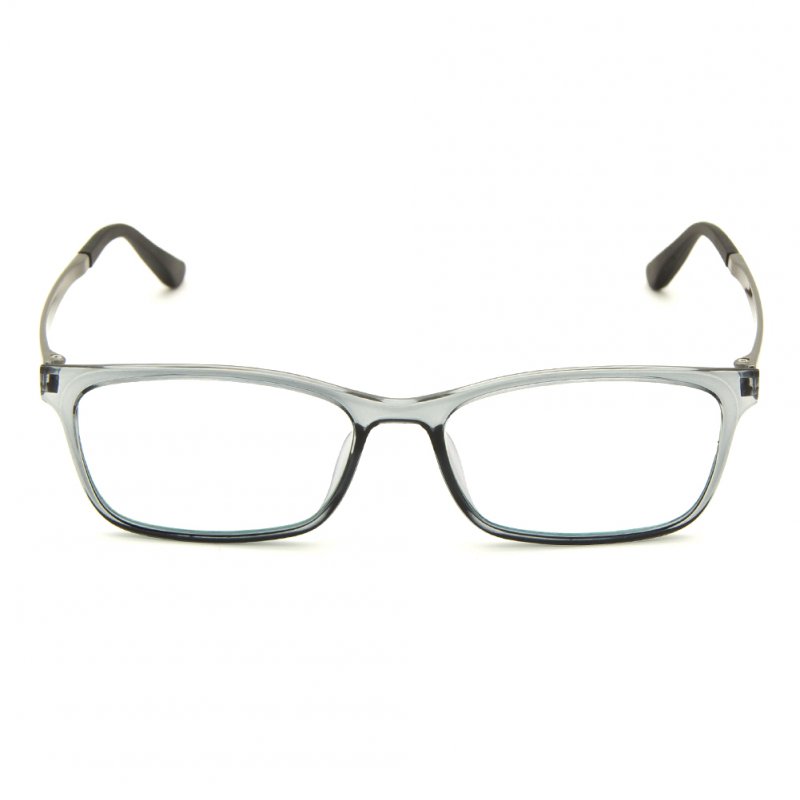 [US Direct] Cyxus Anti Blue Light Computer Glasses for Blocking UV Eye Strain Headache, Reading Eyewear (8065T01, Bright Black) Block Droplets Grey_M