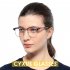  US Direct  Cyxus Anti Blue Light Computer Glasses for Blocking UV Eye Strain Headache  Reading Eyewear  8065T01  Bright Black  Block Droplets Floral Print M