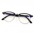 [US Direct] Cyxus Anti Blue Light Computer Glasses for Blocking UV Eye Strain Headache, Reading Eyewear (8065T01, Bright Black) Block Droplets Black Browline_M