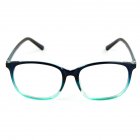 [US Direct] Cyxus Anti Blue Light Computer Glasses for Blocking UV Eye Strain Headache, Reading Eyewear (8065T01, Bright Black) Block Droplets Blue Gradient_M