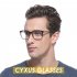  US Direct  Cyxus Anti Blue Light Computer Glasses for Blocking UV Eye Strain Headache  Reading Eyewear  8065T01  Bright Black  Block Droplets Brown Tea M
