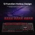  US Direct  DBPOWER Gaming Keyboard with 3 Colors Breathing LED Backlit   Quiet Ergonomic Water Resistant Mechanical Feeling Keyboard for PC Laptop Computer Game 