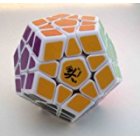 [US Direct] Dayan Megaminx 1 White 12-axis 3-rank Dodecahedron Magic Cube
