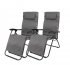  US Direct  Dcplan zero gravity lounge chair Set 2 Pack Adjustable Folding Lounge Recliners for Patio Outdoor Yard Beach Pool color  charcoal grey  93 22 65