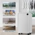  US Direct  Dehumidifier 3000 Sq Ft With 2l Air Filter For Basement Medium To Large Rooms white