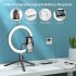  US Direct  Desktop Led Lamp Led  Ring  Light With Tripod Stand Mini Led Camera Light With 3 Light Modes 10 Brightness Level For Video Makeup Photography As sho