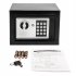  US Direct  Digital Security Safe Box For Household Office Hotel Large Electronic Password Key Safes silver Gray