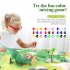  US Direct  Dinosaur  Painting  Toys Colorful Art Craft Dinosaur Figures Diy Creative Educational Toys For Kids Colorful