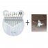  US Direct  DishyKooker Kalimba Acrylic 17 Key Transparent Thumb Piano   Rainbow Bear Shape