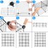  US Direct  Diy 20 cube Storage Rack Multifunctional Unit Modular Organizer Wire Mesh Storage Shelves Bookshelf black