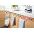  US Direct  Door Hanging Garbage Bag Holder Rag Rack for Home Kitchen Cabinet Storage creamy white