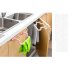  US Direct  Door Hanging Garbage Bag Holder Rag Rack for Home Kitchen Cabinet Storage creamy white