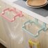  US Direct  Door Hanging Garbage Bag Holder Rag Rack for Home Kitchen Cabinet Storage creamy white