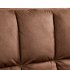  US Direct  Double Chaise Lounge Sofa Floor Couch and Sofa with Two Pillows for Living Room Brown  old  SKU PP036317DAA 
