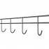  US Direct  Double layer Mesh Garment  Rack Hanger With Garment Rack With Upper And Lower Hanging Rods Black dusting