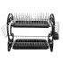  US Direct  Double layers Drain Shelf Multifunctional Space Saving Bowls Dishes Chopsticks Spoons Storage Racks black