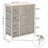  US Direct  Dresser With 7 Drawers Furniture Storage Tower Unit Storage Rack For Bedroom Hallway Closet Office linen