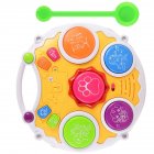 [US Direct] Dual Function Funny Drum Musical Toys for Baby Early Development