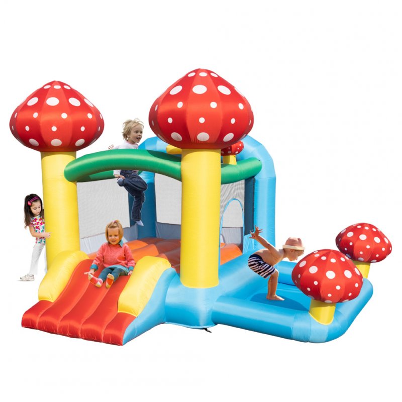 US Durable Inflatable  Bouncer With Air Blower Family Backyard Bouncy Castle Idea For Kids colorful