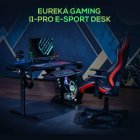 [US Direct] EUREKA ERGONOMIC I1-S Computer Gaming Desk, 43.3