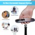  US Direct  El910h Digital Luggage Scale 110 pound Hanging Luggage Scale With Backlit Lcd Display Portable Luggage Weighing With Hook silver