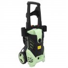  US Direct  Electric Start Pressure Washer Electric Powered 1 7gpm 2200psi 1800w Cleaning Machine Water Gun With 5 Nozzles For Home Patio green
