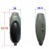  US Direct  Electronic Whistle 3 Tone Hand Held Lanyard for Outdoor Sports Basketball  black