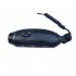  US Direct  Electronic Whistle 3 Tone Hand Held Lanyard for Outdoor Sports Basketball  black