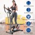  US Direct  Elliptical Machine Tr Magnetic Smooth Quiet Driven With Lcd Monitor  Home Use  Silver
