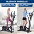  US Direct  Elliptical  Training  Machine Vertical Exercise Tool With Eight level Magnetic Resistor For Aerobic Exercise black