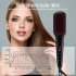  US Direct  Enhanced Hair Straightener Brush by MiroPure  2 in 1 Ionic Straightening Brush with Anti Scald Feature  Auto Temperature Lock   Auto Off Function  B
