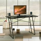 [US Direct] Ergonomic gaming  computer desk 48''*24''（with 1*cup holder）