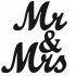  US Direct  Exquisite Wooden Letters Mr   Mrs Wedding Pros Anniversary Party Decoration  white