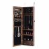  US Direct  Fashion Simple Jewelry Storage Mirror Cabinet Can Be Hung On The Door Or Wall
