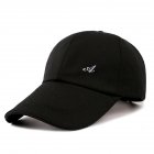 [US Direct] Fashion Simple Adjustable Baseball Cap Soft Comfortable Unisex Outdoor Hat black_adjustable