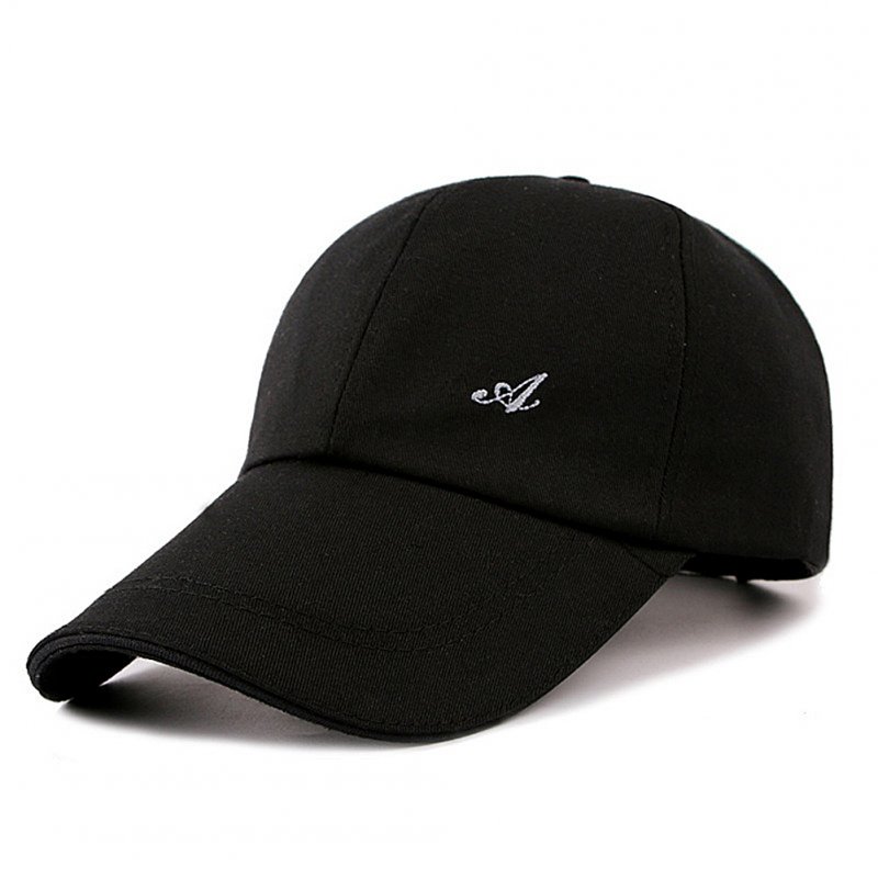 US Fashion Simple Adjustable Baseball Cap Soft Comfortable Unisex Outdoor Hat black_adjustable