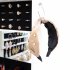  US Direct  Fashion Simple Jewelry Storage Mirror Cabinet With LED Lights Can Be Hung On The Door Or Wall