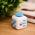  US Direct  Fidget Cube Toy Relieve Stress  Anxiety and Boredom for Children and Adults White Blue