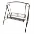  US Direct  Flat Iron Tube Double Swing Chair With Back Thin Line  swing Frame Not Included  bronze