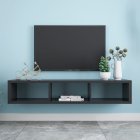  US Direct  Floating TV Console  60   Black